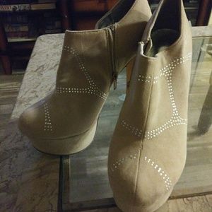Barely Used Light Brown Sparkley High Heels